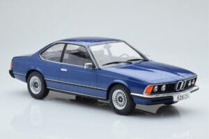 BMW 628 CSi E24 Blu MCG 1:18 MCG18164 Pressofusione — immagine 3 di 5