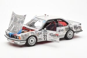 BMW 635 CSi E24 #11 D. Quester / M. Tassin / M. Heger 24 Hours of Spa 1986 AUTOart 1:18 80430145826 Pressofusione — immagine 2 di 8