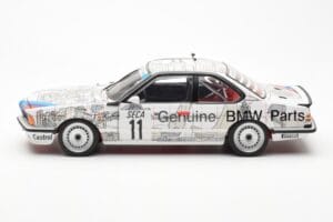 BMW 635 CSi E24 #11 D. Quester / M. Tassin / M. Heger 24 Hours of Spa 1986 AUTOart 1:18 80430145826 Pressofusione — immagine 4 di 8