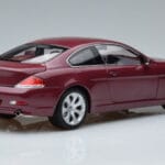 BMW 645Ci E63 Rosso Scuro Kyosho 1:18 08701CR Pressofusione - image 3 of 7
