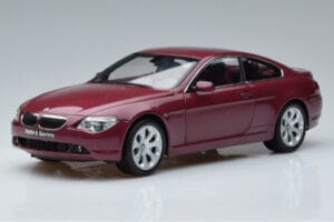 BMW 645Ci E63 Rosso Scuro Kyosho 1:18 08701CR Pressofusione