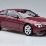 BMW 645Ci E63 Rosso Scuro Kyosho 1:18 08701CR Pressofusione - image 5 of 7