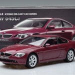 BMW 645Ci E63 Rosso Scuro Kyosho 1:18 08701CR Pressofusione - image 7 of 7