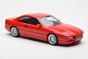 BMW 850 CSi E31 Rosso Otto 1:18 OT158 Resina — immagine 4 di 6