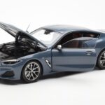 BMW 850i G15 Barcelona Blue Metallic Norev 1:18 80432450995 - image 2 of 8