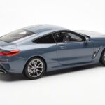 BMW 850i G15 Barcelona Blue Metallic Norev 1:18 80432450995 - image 3 of 8