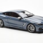 BMW 850i G15 Barcelona Blue Metallic Norev 1:18 80432450995 - image 6 of 8