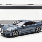 BMW 850i G15 Barcelona Blue Metallic Norev 1:18 80432450995 - image 8 of 8