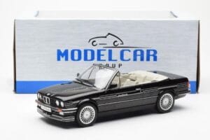 BMW Alpina C2 E30 2.7 Cabriolet Nero MCG 1:18 MCG18277 Pressofusione — immagine 6 di 6