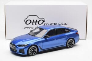 BMW i4 M50 G26 Blu Otto 1:18 OT453 Resina — immagine 6 di 6