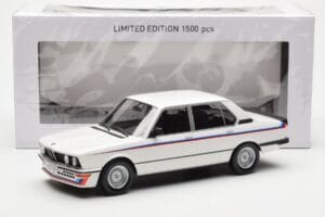 BMW M535i E12 Bianco Norev 1:18 183265 Pressofusione — immagine 5 di 5