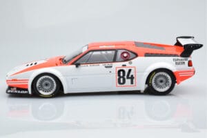 BMW M1 Equipe Dominique Lacaud #84 H. Stuck / Burger / D. Lacaud 24 Hours of Le Mans 1980 Minichamps 1:18 155802984 Pressofus — immagine 3 di 6