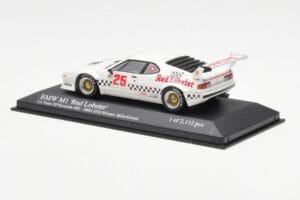 BMW M1 IMSA #25 Red Lobster Cowart / Miller LA Times Grand Prix Winner 1981 Minichamps 1:43 430812525 Pressofusione — immagine 3 di 4