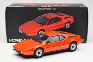 BMW M1 Arancione Metallizzato Norev 1:18 183222 Pressofusione — immagine 8 di 8