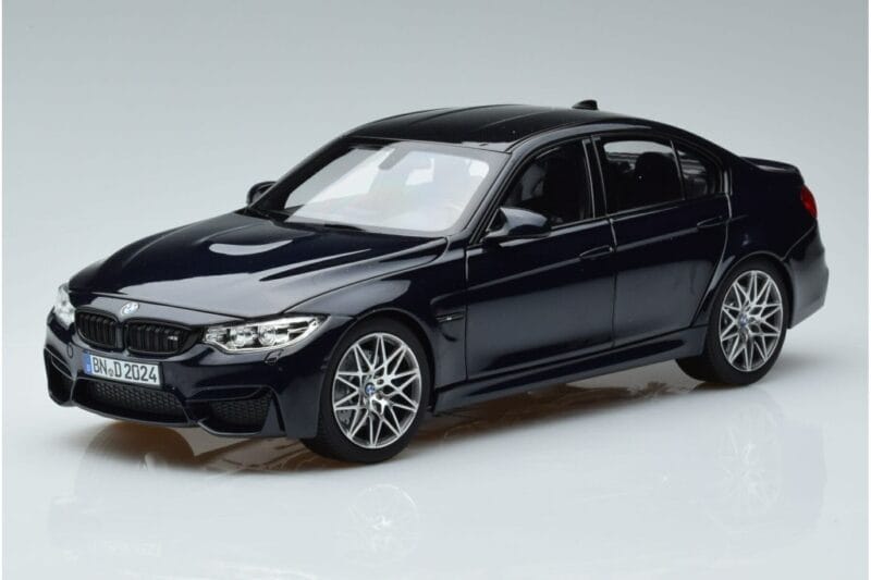 BMW M3 F80 Competition Blu Norev 1:18 183236 Pressofusione