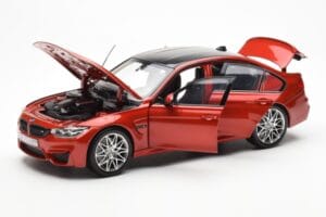 BMW M3 Competition F80 Sakhir Arancione Norev 1:18 80432411553 Pressofusione — immagine 2 di 8