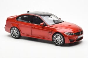 BMW M3 Competition F80 Sakhir Arancione Norev 1:18 80432411553 Pressofusione — immagine 6 di 8