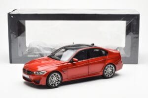 BMW M3 Competition F80 Sakhir Arancione Norev 1:18 80432411553 Pressofusione — immagine 8 di 8