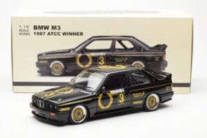 BMW M3 E30 #3 J. Richards Austrian Airlines ATCC 1987 AUTOart 1:18 88745 Pressofusione — immagine 8 di 8