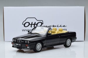 BMW M3 E30 Cabriolet Nero Otto 1:18 OT1012 Resina — immagine 6 di 6