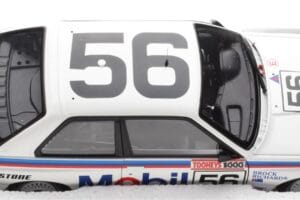 BMW M3 E30 #56 P. Brock / J. Richards Mobil Bathurst 1000 1988 AUTOart 1:18 88847 Pressofusione — immagine 8 di 9