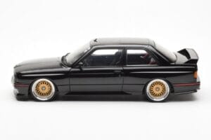 BMW M3 E30 Sport Evolution Nero Custom Wheels AUTOart 1:18 70562 Pressofusione — immagine 4 di 8