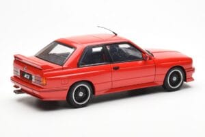 BMW M3 E30 Sport Evolution Cecotto Edition Rosso AUTOart 1:18 70566 Pressofusione — immagine 3 di 8