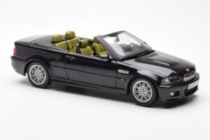 BMW M3 E46 Cabriolet Nero Kyosho 1:18 80430024431 Pressofusione — immagine 6 di 8