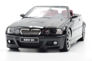 BMW M3 E46 Cabriolet Nero Otto 1:18 OT380 Resina — immagine 6 di 9