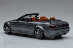 BMW M3 E46 Cabriolet Grigio Otto 1:18 OT1006 Resina — immagine 5 di 6