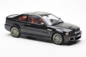 BMW M3 E46 Nero AUTOart 1:18 70541 Pressofusione — immagine 6 di 8
