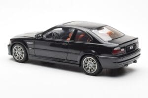 BMW M3 E46 Nero AUTOart 1:18 70541 Pressofusione — immagine 7 di 8
