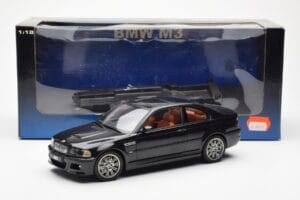 BMW M3 E46 Nero AUTOart 1:18 70541 Pressofusione — immagine 8 di 8