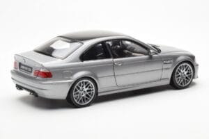 BMW M3 E46 CSL Grigio Kyosho 1:18 80430302734 Pressofusione — immagine 3 di 8