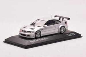 BMW M3 E46 GTR Street Argento Minichamps 1:43 403012105 Pressofusione — immagine 2 di 4