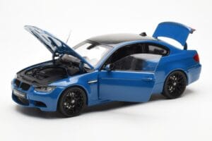 BMW M3 E92 Laguna Seca Blue Kyosho 1:18 08734LBL Pressofusione — immagine 2 di 8