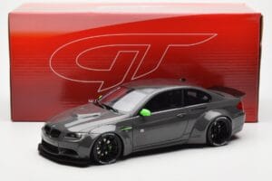 BMW M3 E92 LBWK Liberty Walk Grigio GT Spirit 1:18 GT127 Resina — immagine 6 di 6