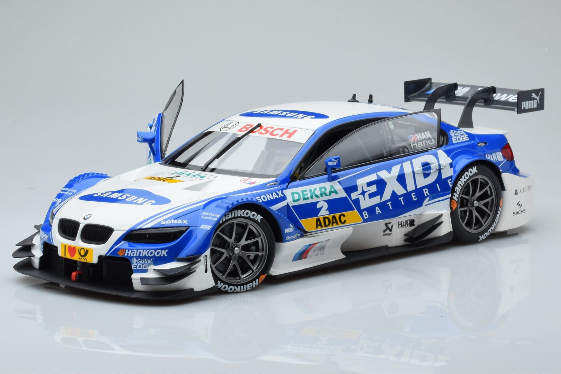 BMW M3 #2 BMW Team RMG A.J. Hand DTM 2012 Minichamps 1:18 100122202 Pressofusione — immagine 2 di 8