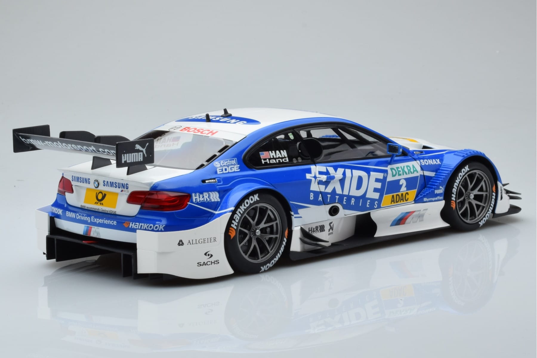 BMW M3 #2 BMW Team RMG A.J. Hand DTM 2012 Minichamps 1:18 100122202 Pressofusione — immagine 3 di 8