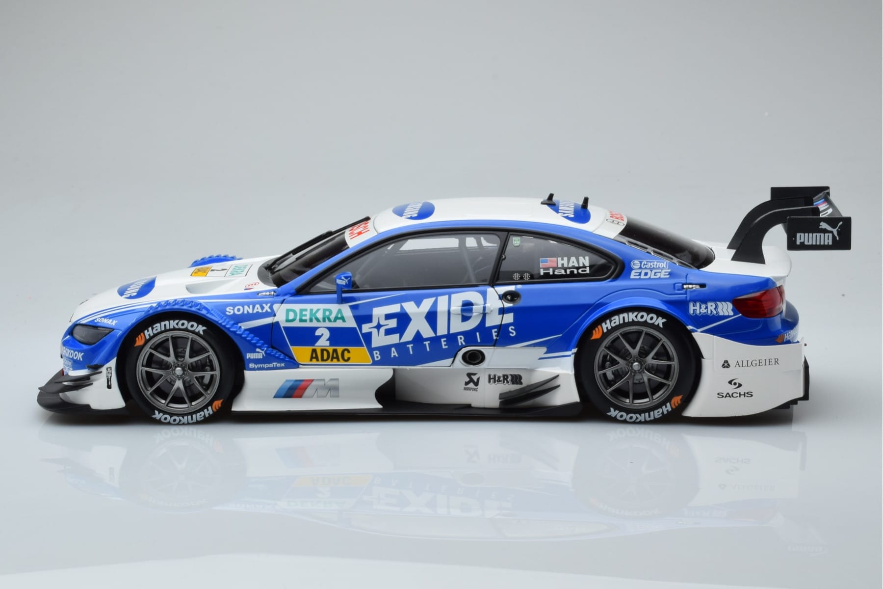 BMW M3 #2 BMW Team RMG A.J. Hand DTM 2012 Minichamps 1:18 100122202 Pressofusione — immagine 4 di 8