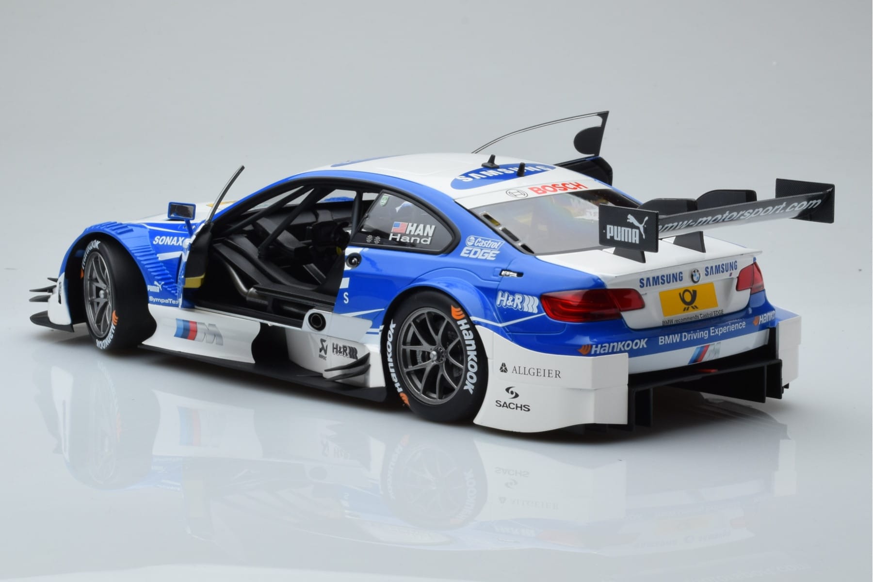 BMW M3 #2 BMW Team RMG A.J. Hand DTM 2012 Minichamps 1:18 100122202 Pressofusione — immagine 7 di 8