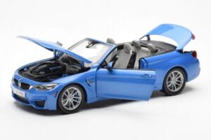 BMW M4 F83 Cabriolet Yas Marina Blu Paragon 1:18 80432339612 Pressofusione — immagine 2 di 8
