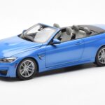 BMW M4 F83 Cabriolet Yas Marina Blu Paragon 1:18