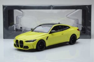BMW M4 G82 Giallo Edizione Concessionario Minichamps 1:18 80435A51949 Pressofusione — immagine 8 di 8