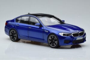 BMW M5 F90 Marina Bay Blu Norev 1:18 80432454783 Pressofusione — immagine 5 di 7