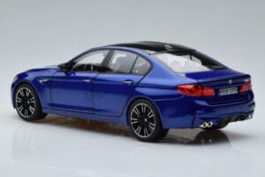 BMW M5 F90 Marina Bay Blu Norev 1:18 80432454783 Pressofusione — immagine 6 di 7