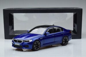 BMW M5 F90 Marina Bay Blu Norev 1:18 80432454783 Pressofusione — immagine 7 di 7