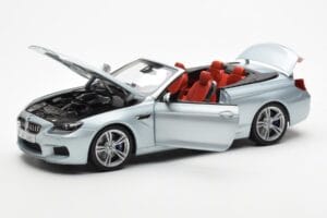 BMW M6 F12 Cabriolet Silverstone Argento II Paragon 1:18 80432253656 Pressofusione — immagine 2 di 8