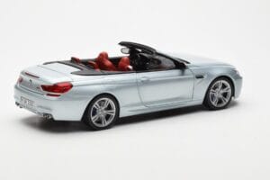 BMW M6 F12 Cabriolet Silverstone Argento II Paragon 1:18 80432253656 Pressofusione — immagine 3 di 8