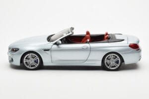 BMW M6 F12 Cabriolet Silverstone Argento II Paragon 1:18 80432253656 Pressofusione — immagine 4 di 8